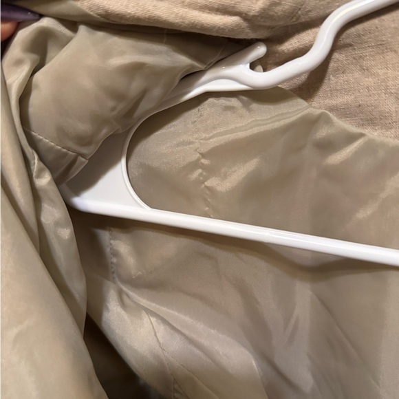 Vintage Savannah Linen Blend Women's Beige Blazer 8P - Picture 4 of 5